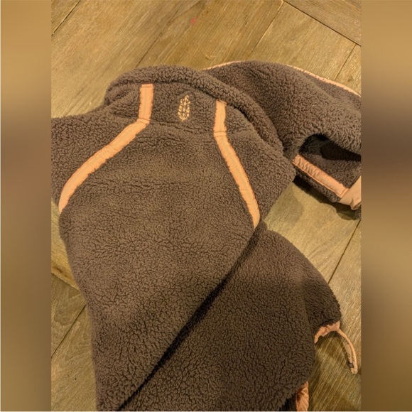 Free People Purple and Pink Fleece Jacket - Picture 4 of 4